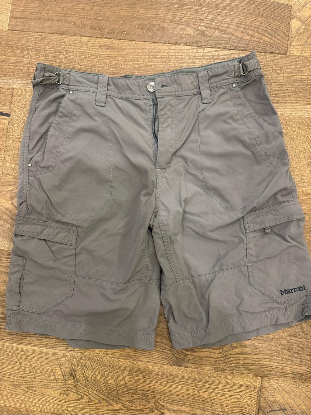 Marmot Men's Lightweight Charcoal Cargo Shorts